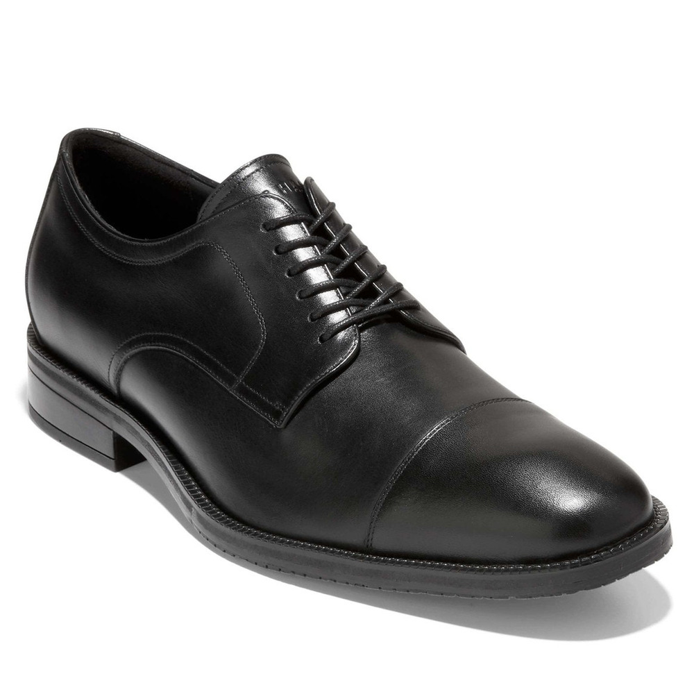 Cole Haan Men's Modern Essentials Cap Toe Oxford Shoes Black Size 8.5